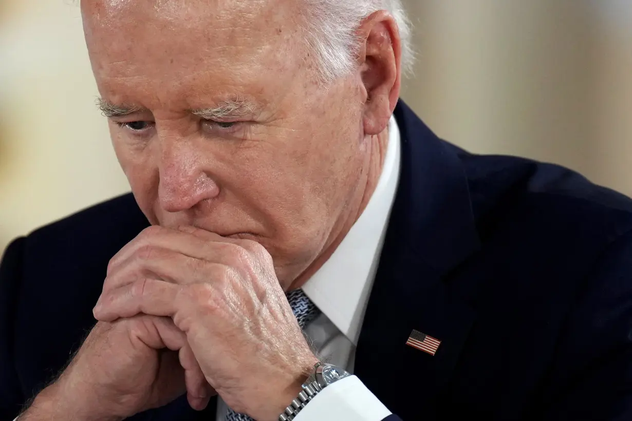 President Joe Biden will not seek reelection. He is seen here attending a roundtable session at the G7 summit in Fasano, Italy, on June 13.