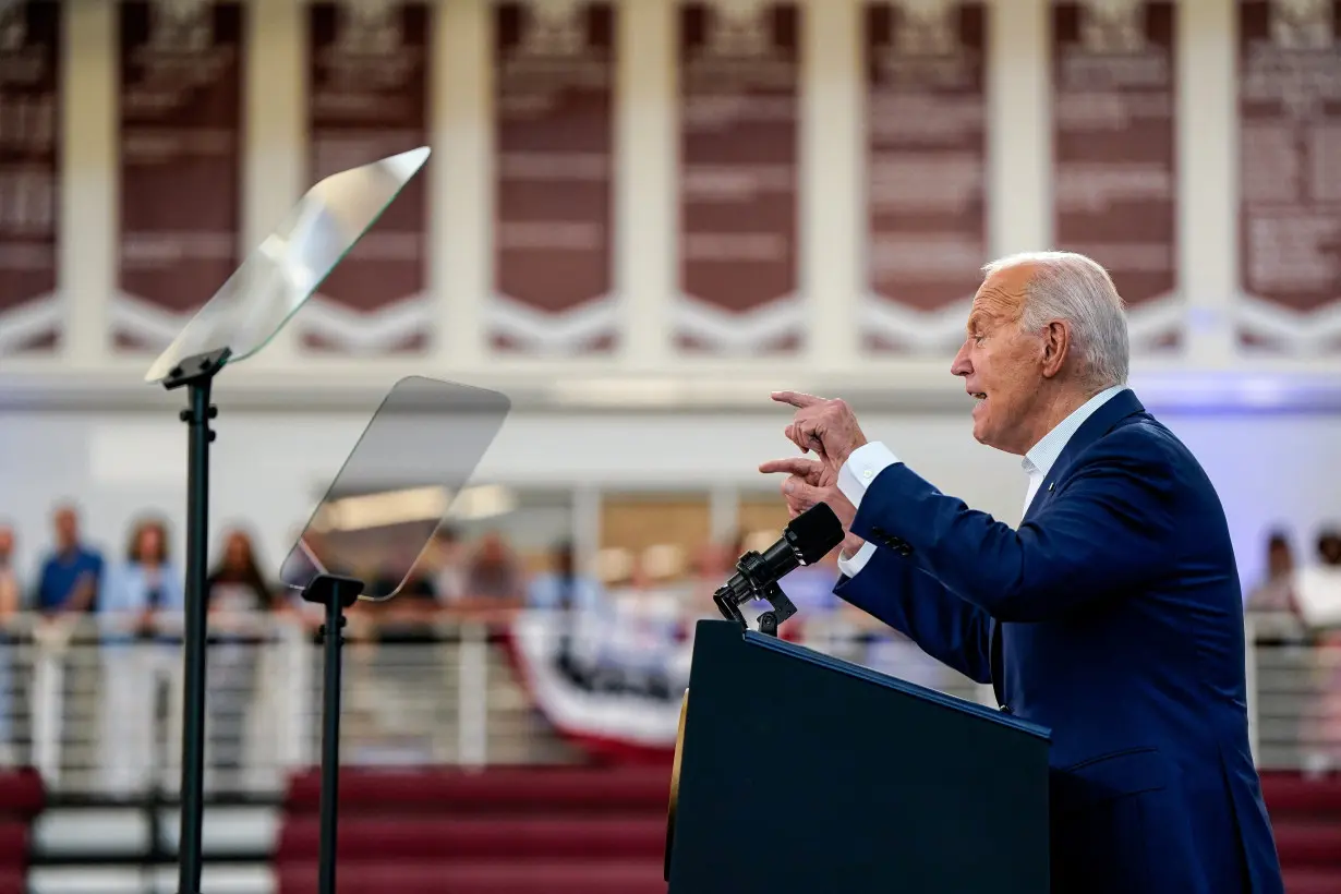 U.S. President Biden visits Michigan