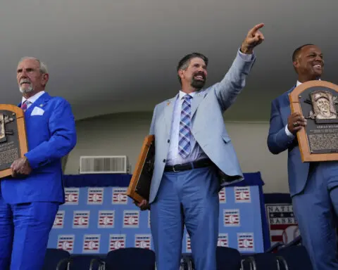 Beltré, Helton, Mauer and Leyland inducted into the Baseball Hall of Fame