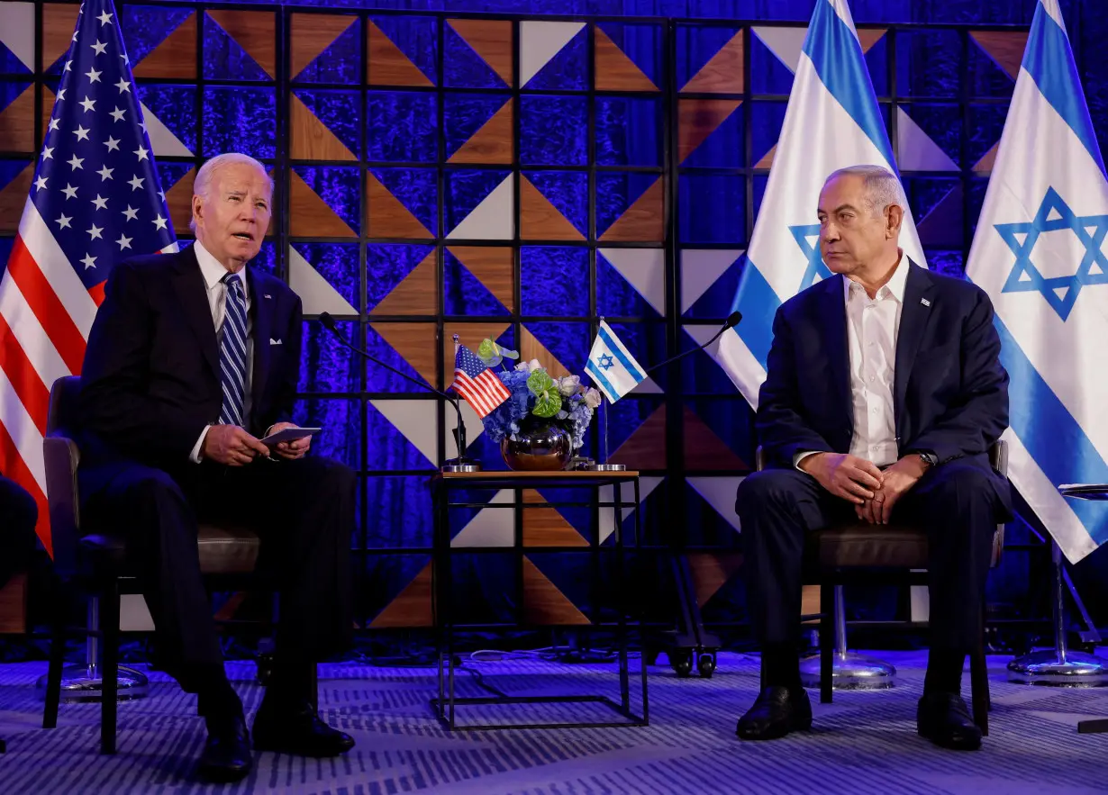 FILE PHOTO: U.S. President Biden visits Israel amid the ongoing conflict between Israel and Hamas