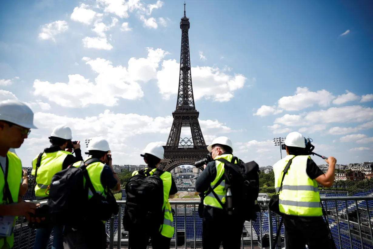 Paris 2024 Olympic venues near Eiffel Tower