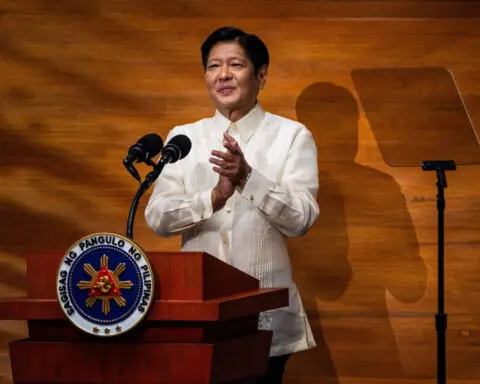 Philippines "cannot yield" its South China Sea position, president says