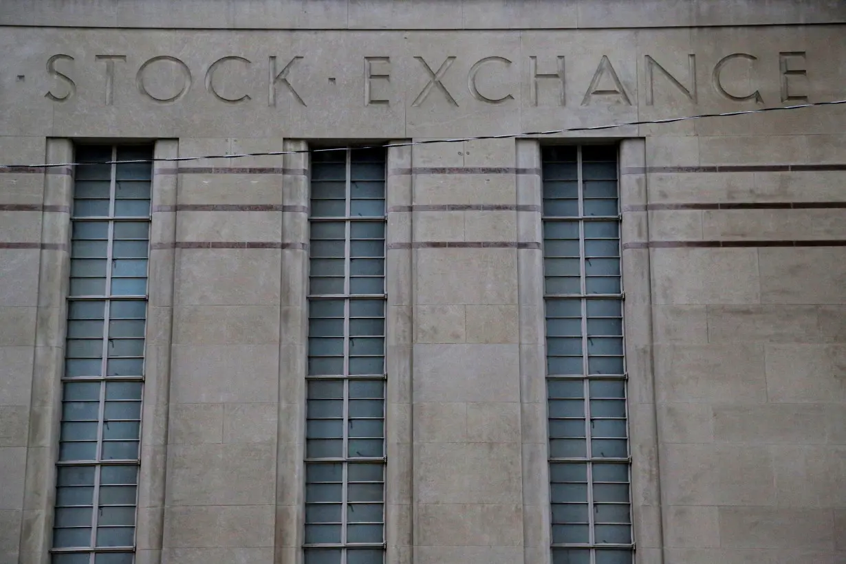 sFILE PHOTO: The facade of the original Toronto Stock Exchange building is seen in Toronto