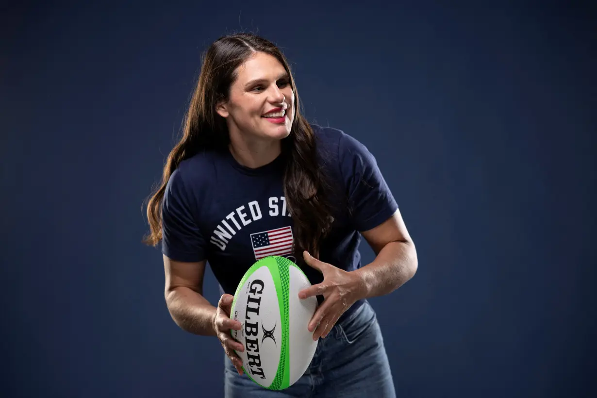 Portraits at the Team USA media summit ahead of the Paris Olympics and Paralympics, at an event in New York