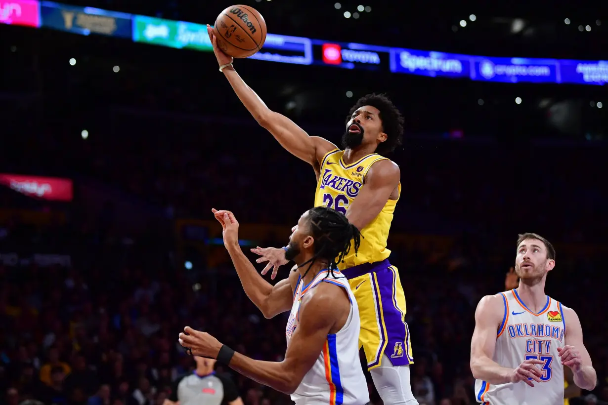 NBA: Oklahoma City Thunder at Los Angeles Lakers