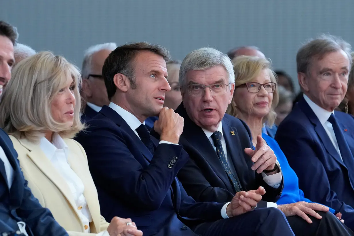 IOC Session Opening Ceremony at the Louis Vuitton Foundation ahead of the 2024 Summer Olympics, in Paris