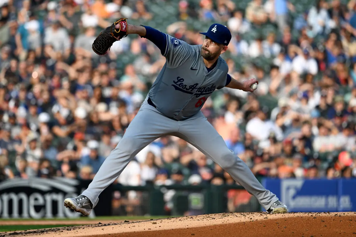 MLB: Los Angeles Dodgers at Detroit Tigers