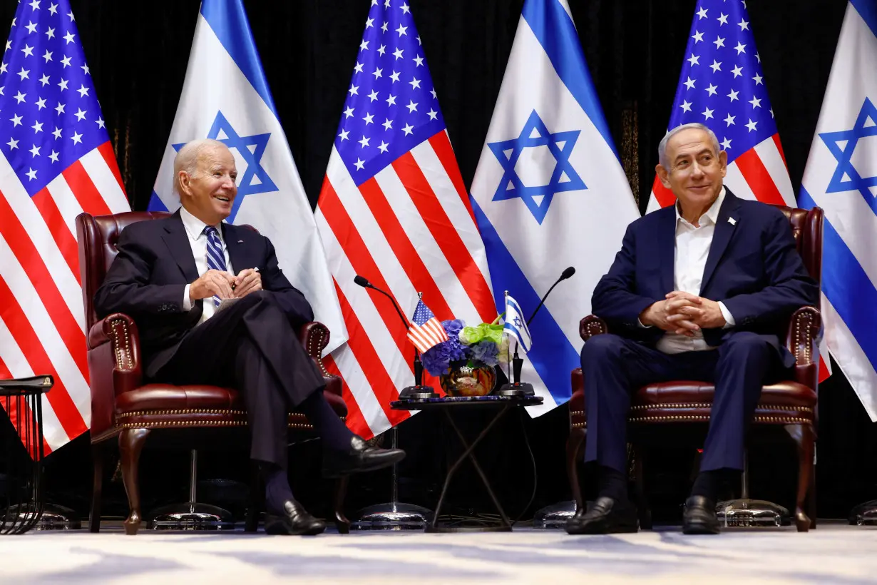 U.S. President Biden visits Israel amid the ongoing conflict between Israel and Hamas