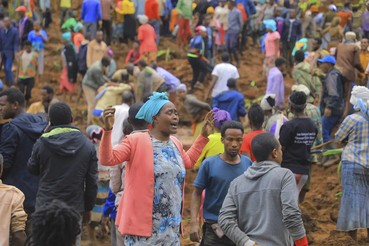 Mudslides in Ethiopia have killed at least 229. It's not clear how many people are still missing