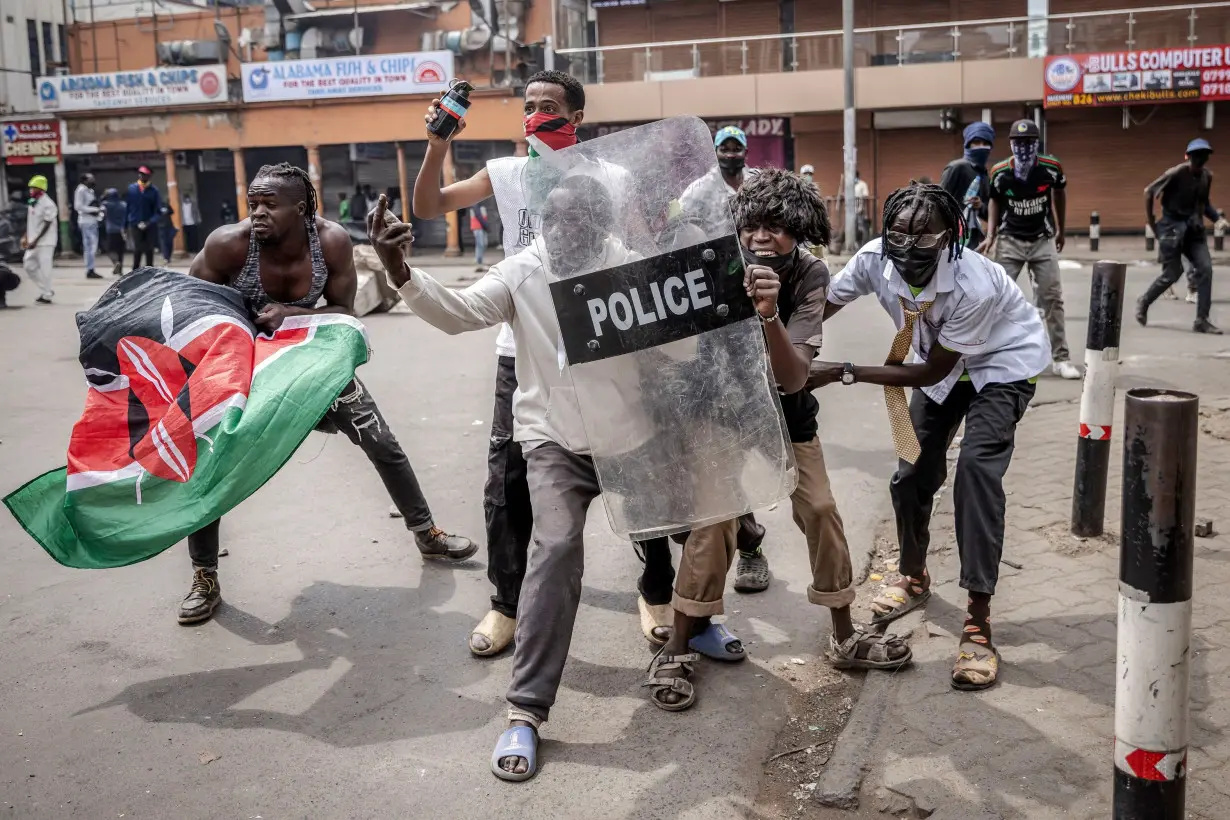 Kenyan protesters vow to seize country's main airport as deadly unrest continues into sixth week