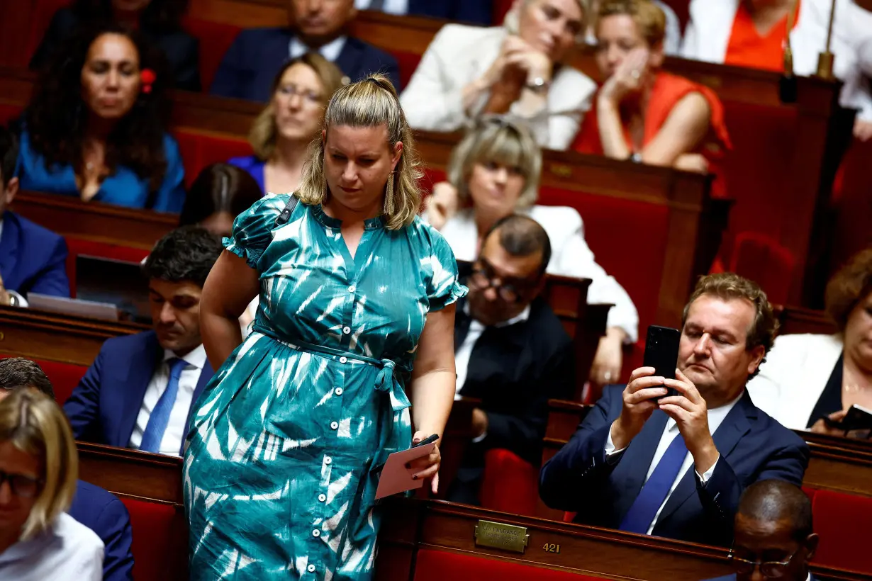 FILE PHOTO: First session of newly elected French National Assembly in Paris