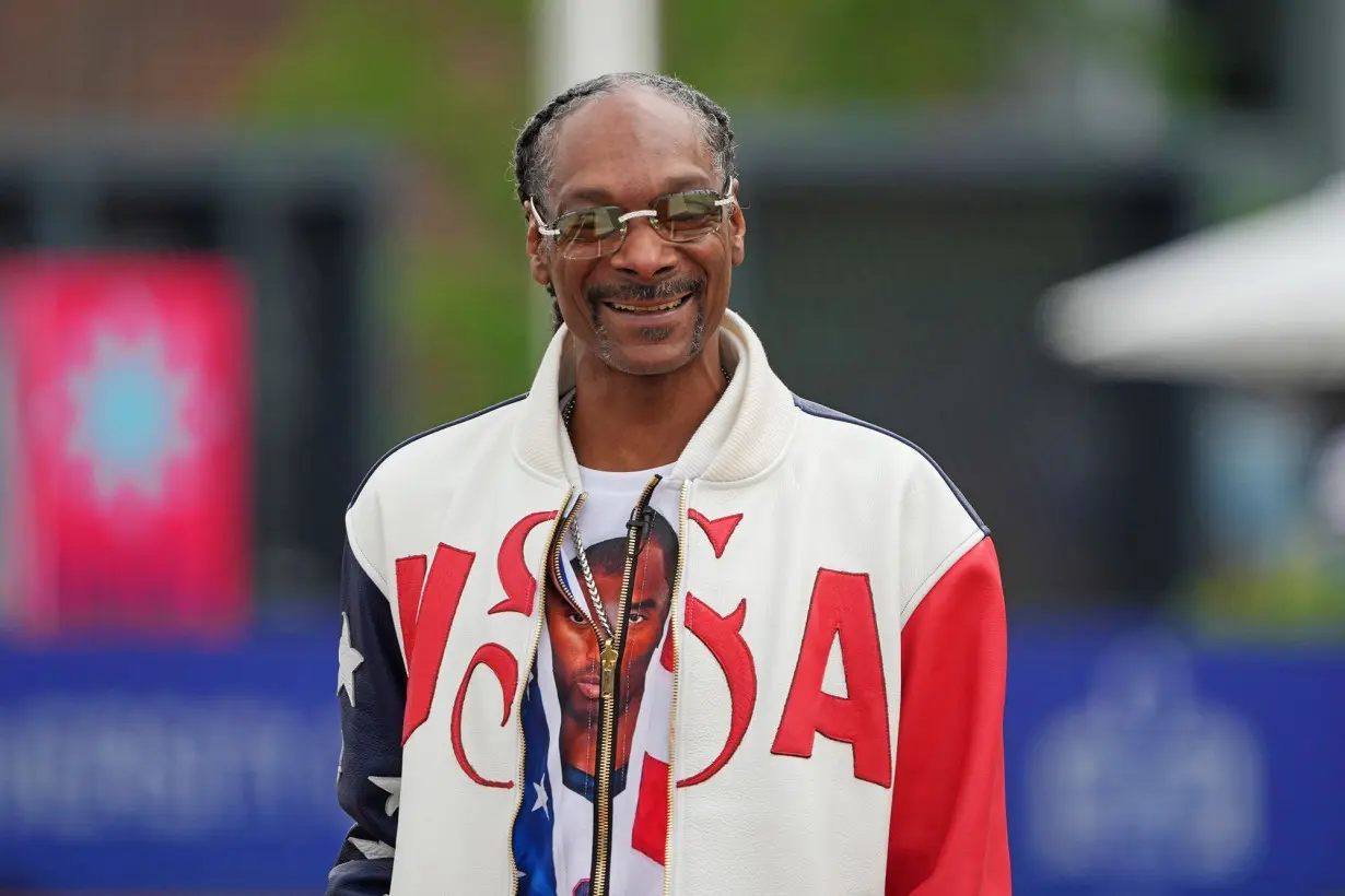 Snoop Dogg will be one of the final torchbearers at the Paris Olympics