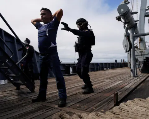 Ecuador's navy ready to combat illegal fishing around the Galapagos Islands