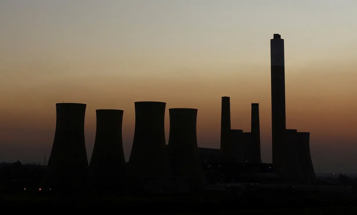 FILE PHOTO: The retired coal-fired Komati Power Station Is seen near Komati village, in the Mpumalanga province in South Africa