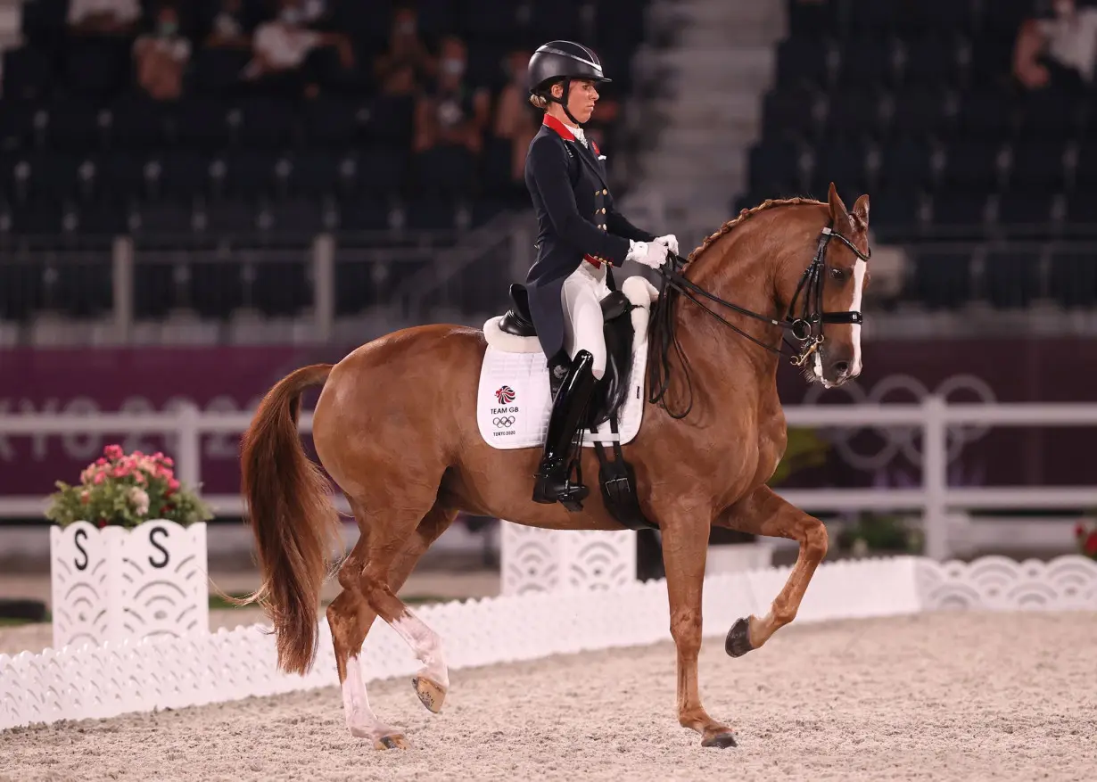 Equestrian dressage star Charlotte Dujardin announces sudden withdrawal from Paris Olympics