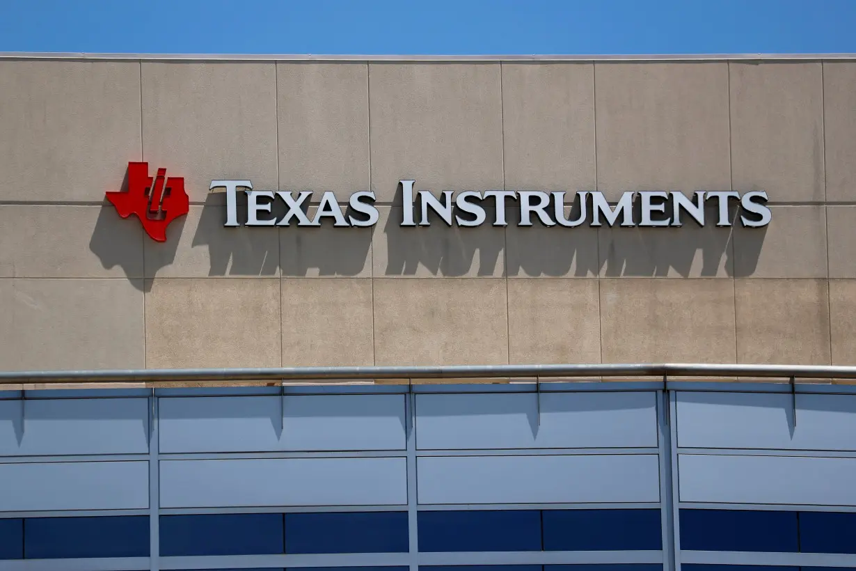 A Texas Instruments Office is shown in San Diego, California