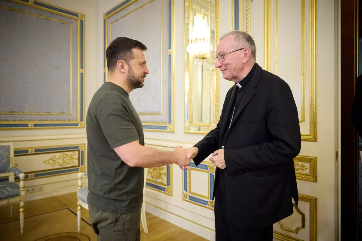 Vatican's Secretary of State Parolin visits Ukraine