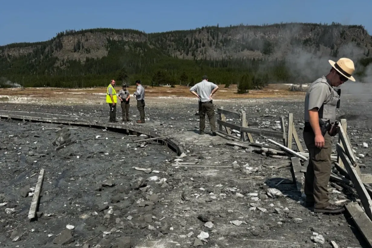 Hydrothermal explosion leads to closure of parts of Yellowstone National Park