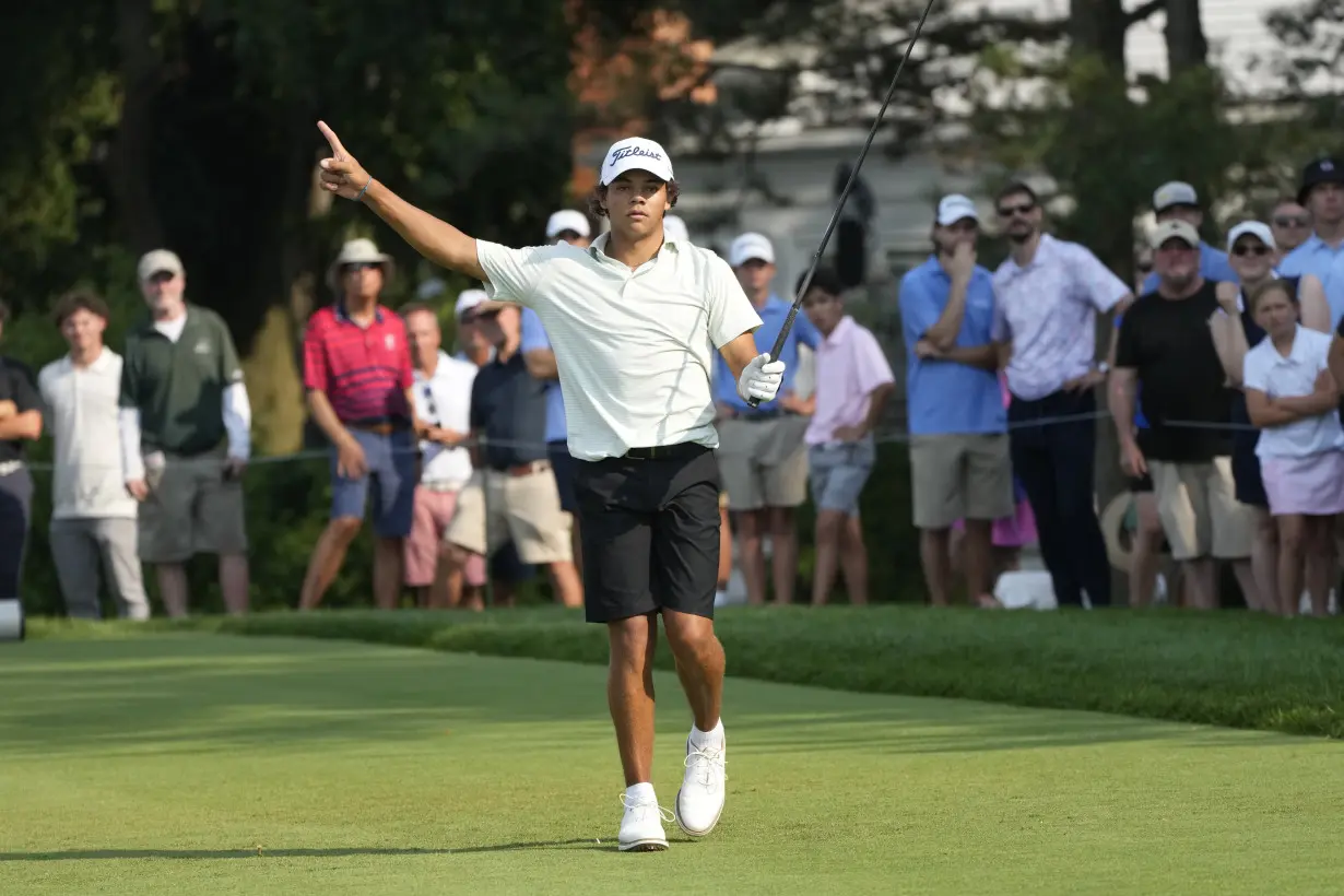 Tiger Woods' son, Charlie, misses cut at US Junior Amateur after shooting 82-80 at Oakland Hills