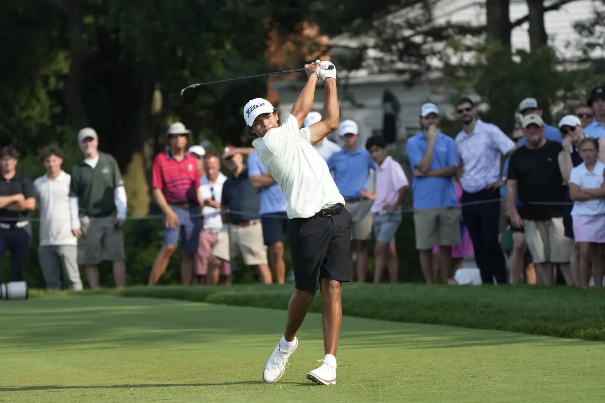 Tiger Woods' son, Charlie, misses cut at US Junior Amateur after shooting 82-80 at Oakland Hills