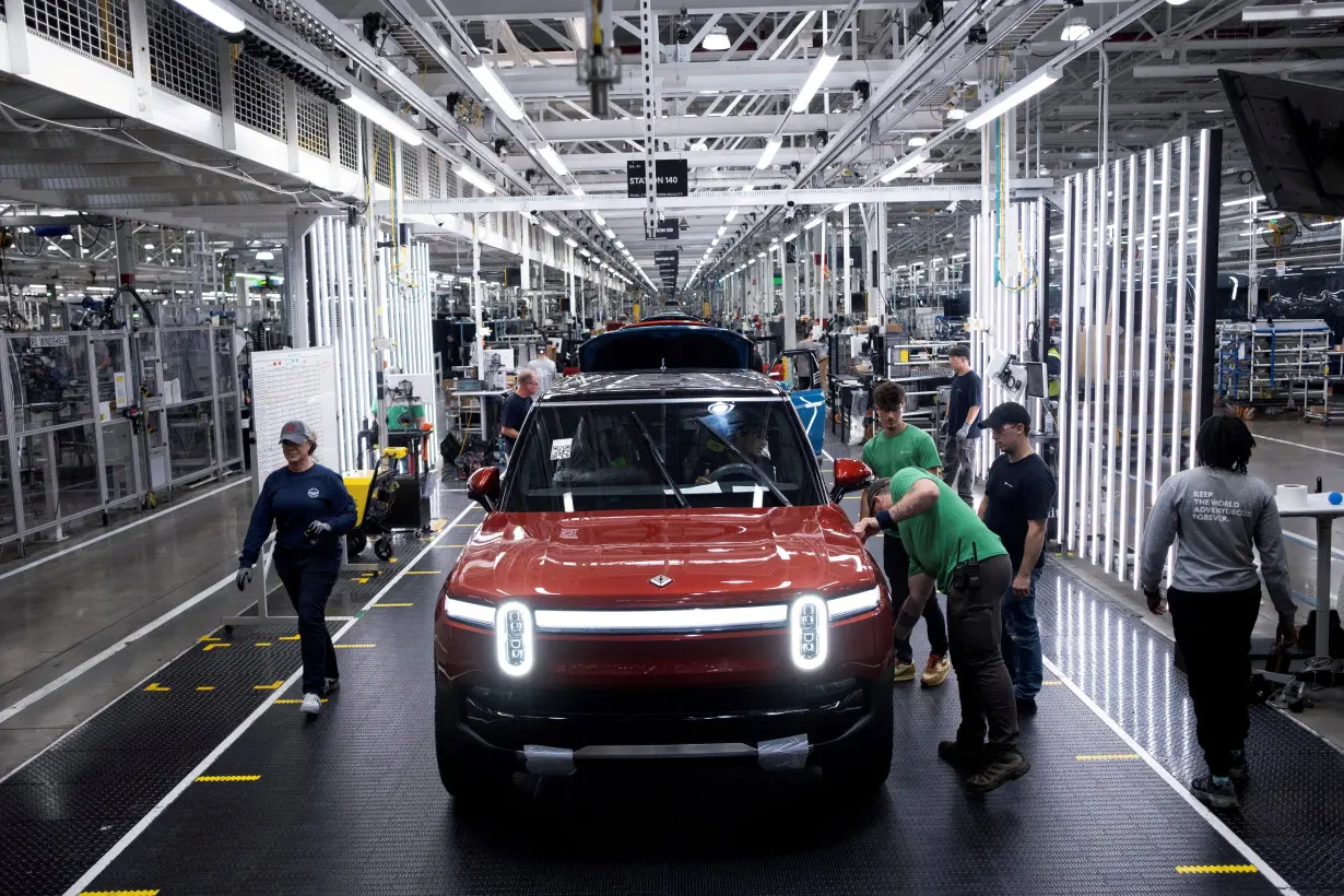 FILE PHOTO: Electric auto maker Rivian's manufacturing facility in Normal