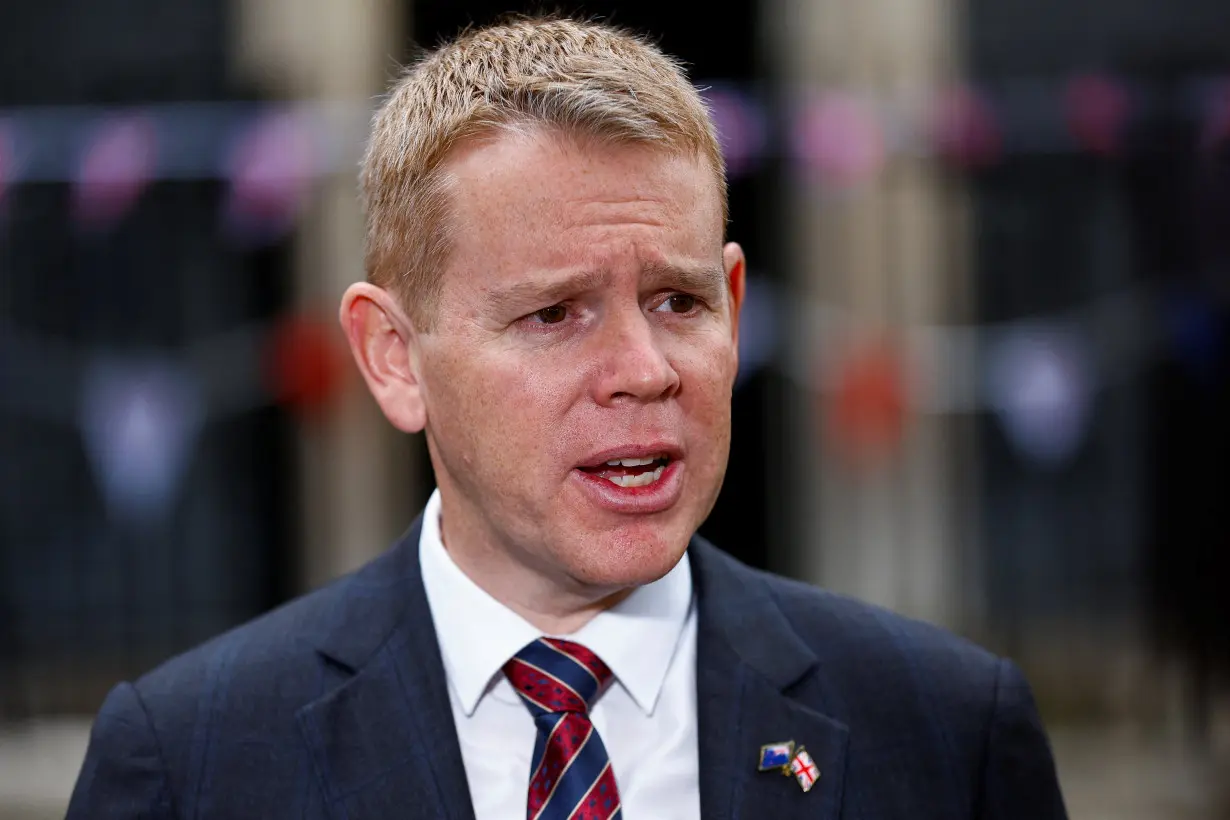 British Prime Minister Rishi Sunak meets with New Zealand's Prime Minister Chris Hipkins, in London