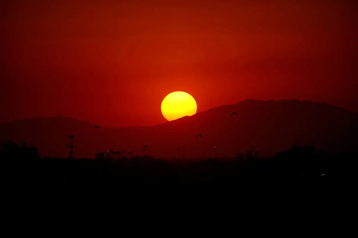 FILE PHOTO: Scorching heatwave grips northern Mexico, locals struggle to cope