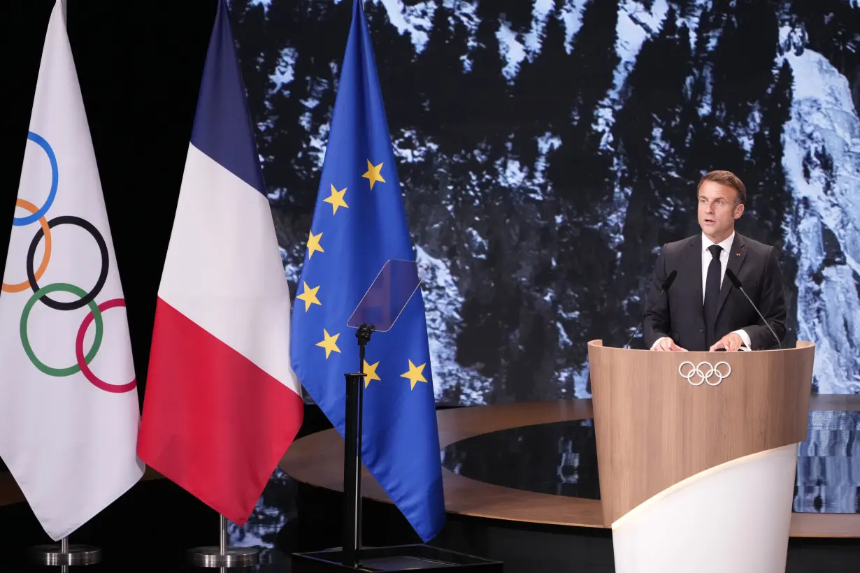 IOC approves French Alps' bid backed by President Macron to host the 2030 Winter Olympics