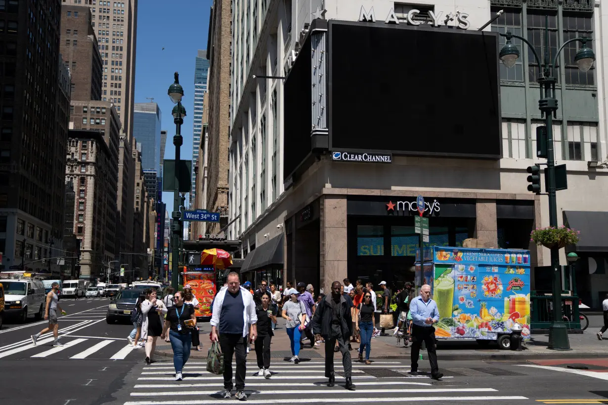 Outages at Macy's in New York City