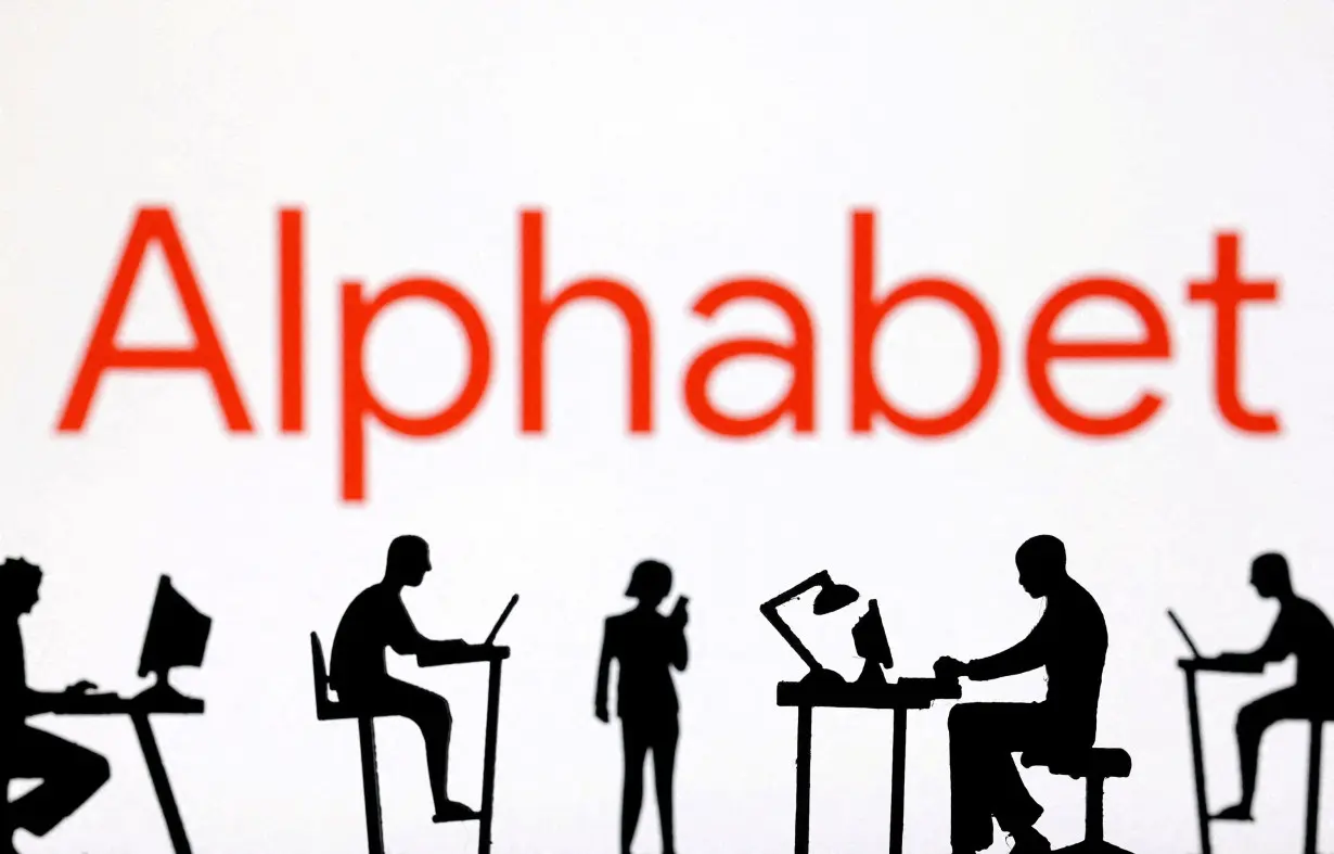 FILE PHOTO: Illustration shows Alphabet logo