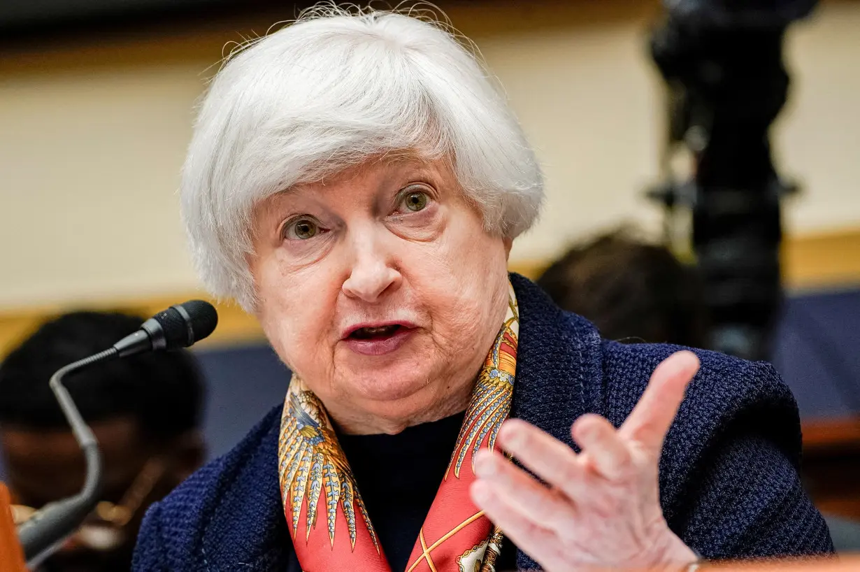 FILE PHOTO: U.S. Treasury Secretary Yellen testifies before the House Financial Services Committee