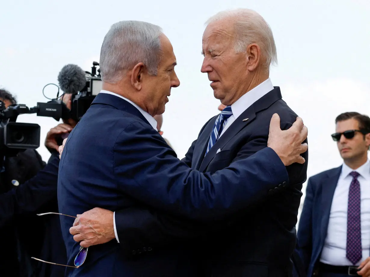 FILE PHOTO: U.S. President Biden visits Israel amid the ongoing conflict between Israel and Hamas