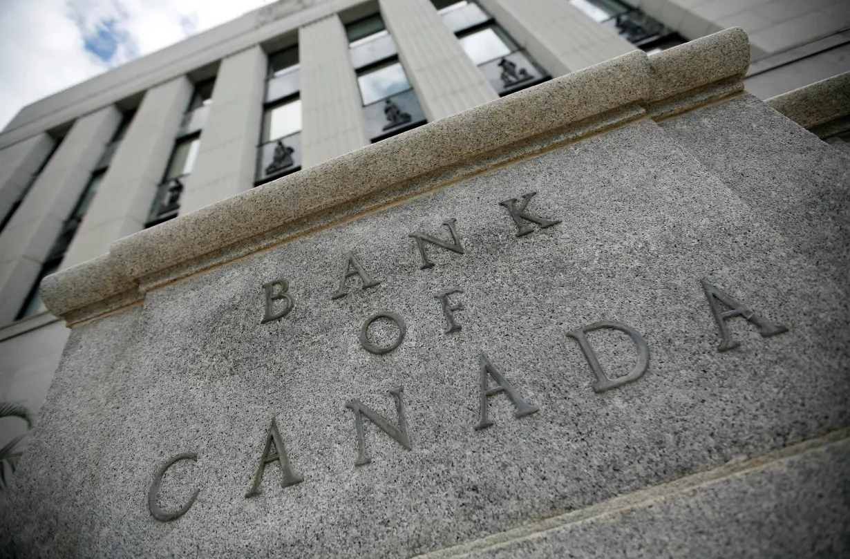 FILE PHOTO: The Bank of Canada building is pictured in Ottawa