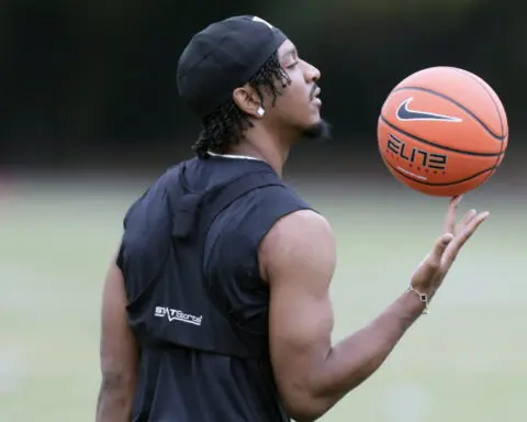 Rookie quarterback Jayden Daniels is the focus of Washington Commanders training camp