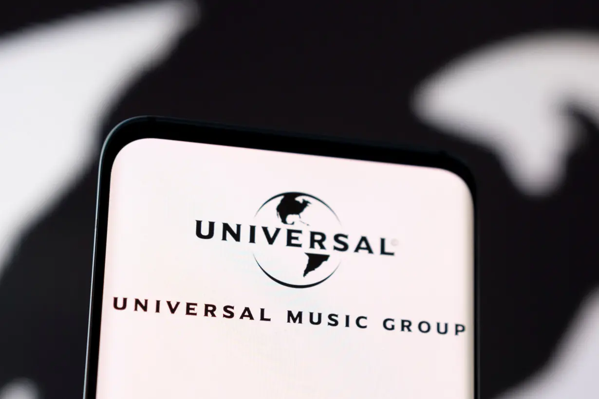 Illustration shows Universal Music Group logo