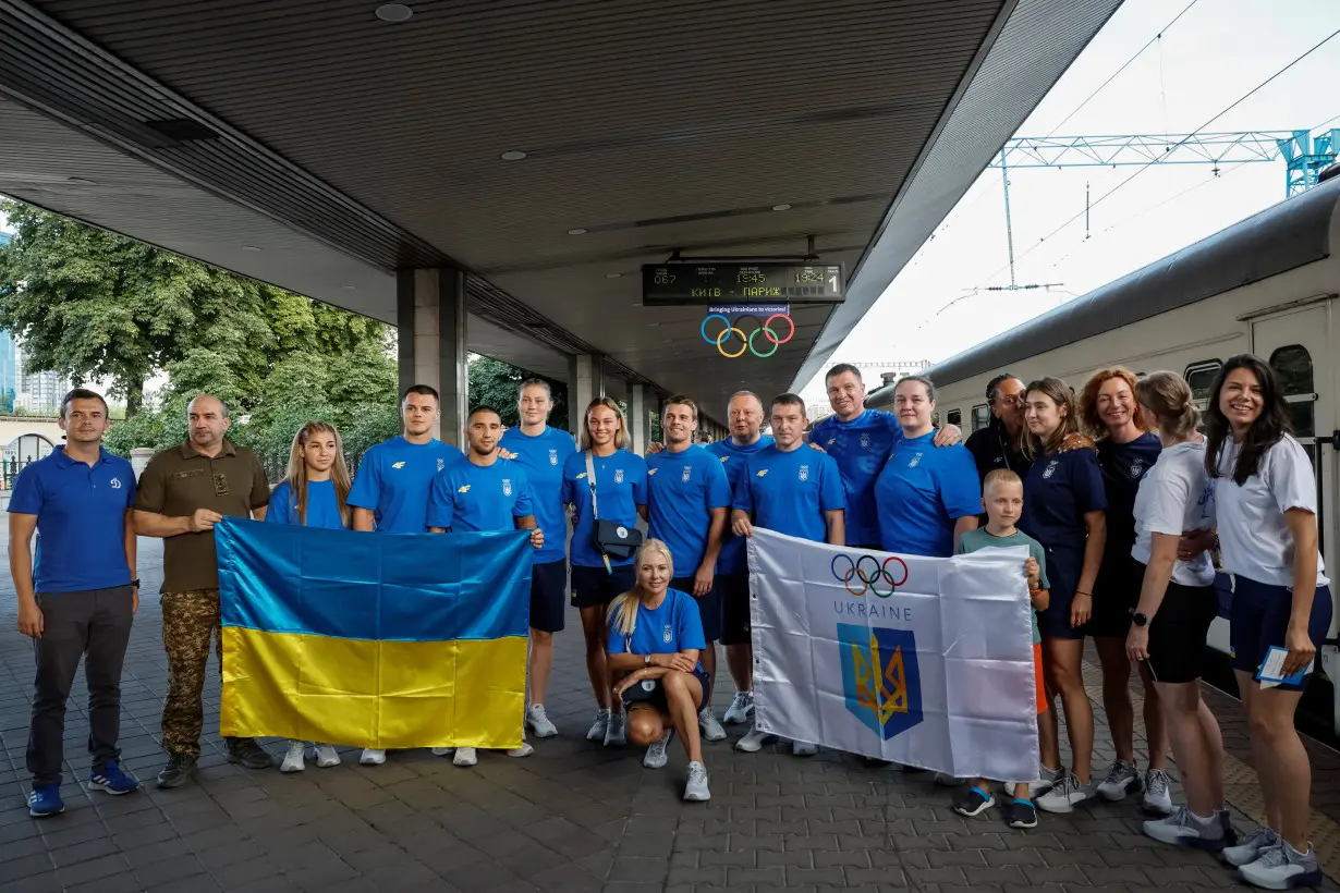 Ukrainian athletes depart for Paris 2024 Olympics