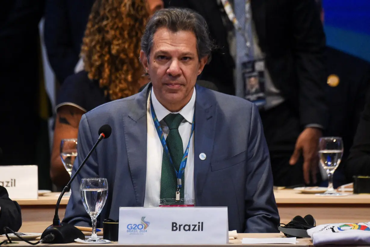 Brazil's President Lula attends task force meeting with Global Alliance Against Hunger and Poverty in Rio de Janeiro