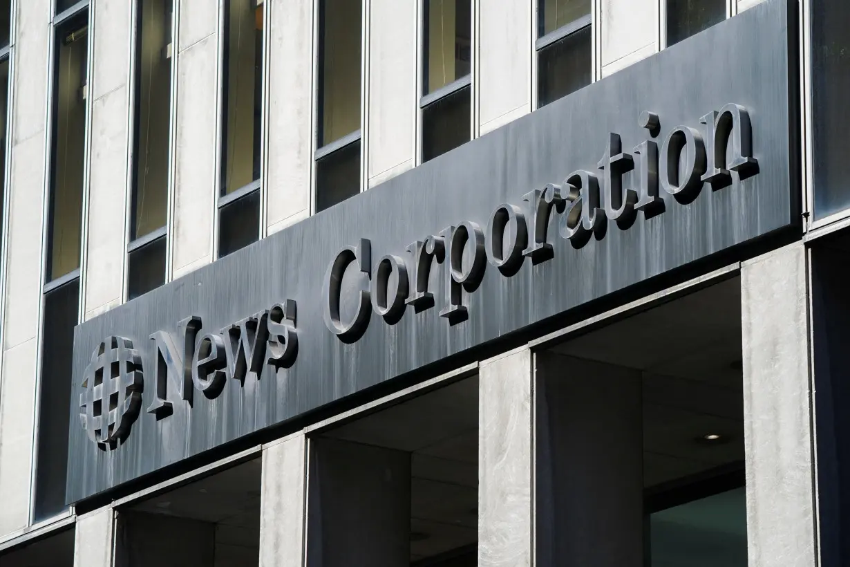 News Corp headquarters as Rupert Murdoch steps down as News Corp & Fox chairman