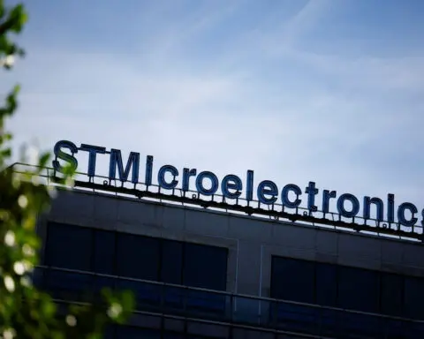 STMicro cuts full-year outlook for second time, shares tumble