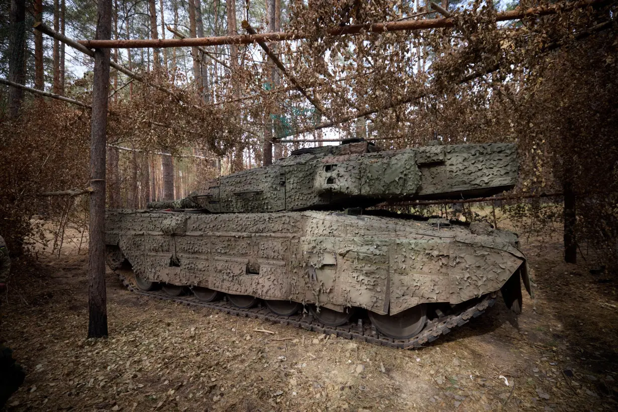 Ukraine's President Zelenskiy visits a front line in Eastern Ukraine