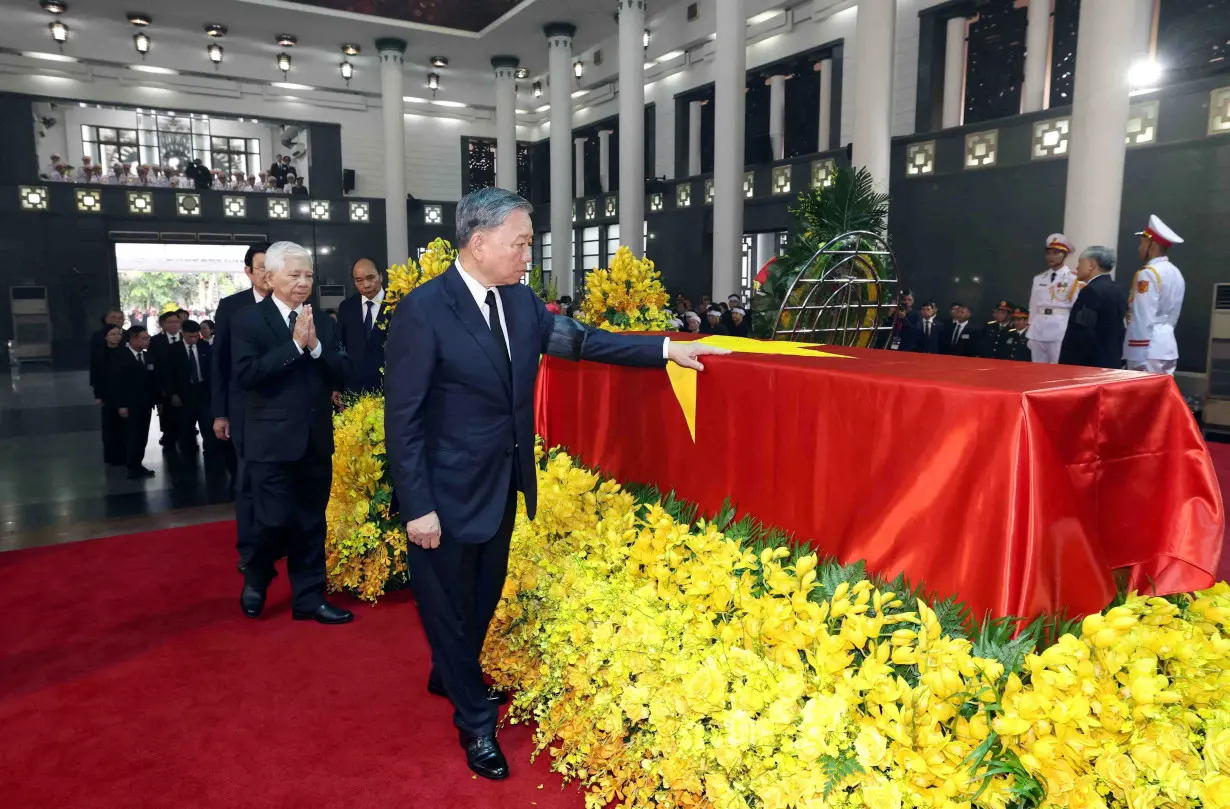 Vietnam bids farewell to late party leader Nguyen Phu Trong