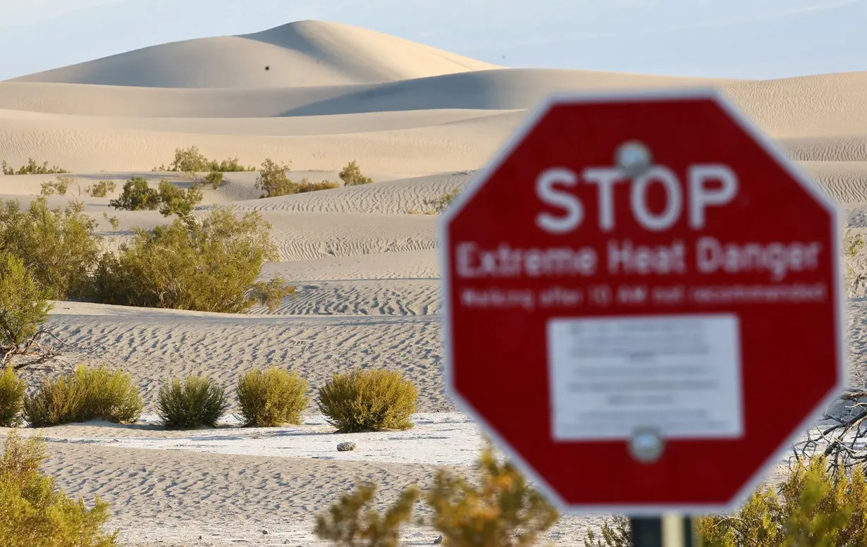 Belgian tourist suffers 3rd-degree burns to his feet while walking in Death Valley as temperatures exceed 120 degrees