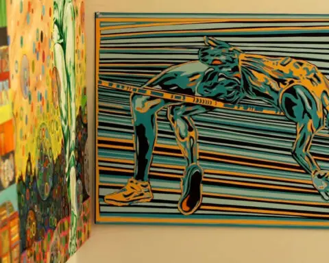 The ‘Olympic Picasso’ finally finds recognition for his athletics-inspired art