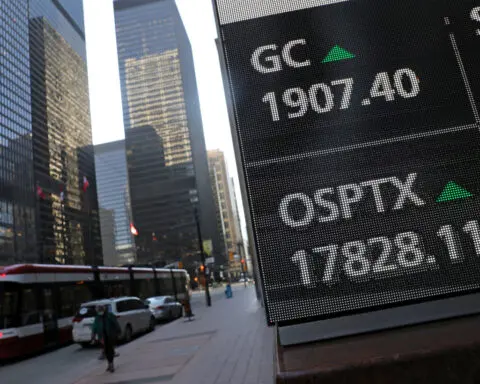 TSX hits 2-week low as industrials, gold mining shares fall