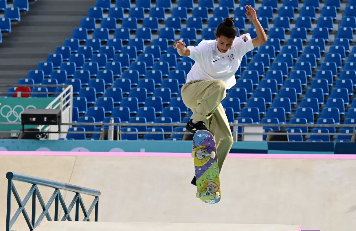 Olympics-Skateboarding-'You get yelled at': Skaters keep off their boards at Olympic village