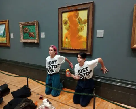 UK climate duo who threw soup at Van Gogh's 'Sunflowers' found guilty of criminal damage