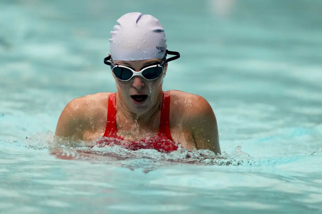 I tried Speedo's Olympic swimsuit. It's fast in the pool, but takes forever to put on