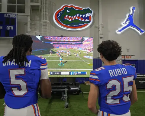 It's a college football player's paradise, where dreams and reality meet in new EA Sports video game