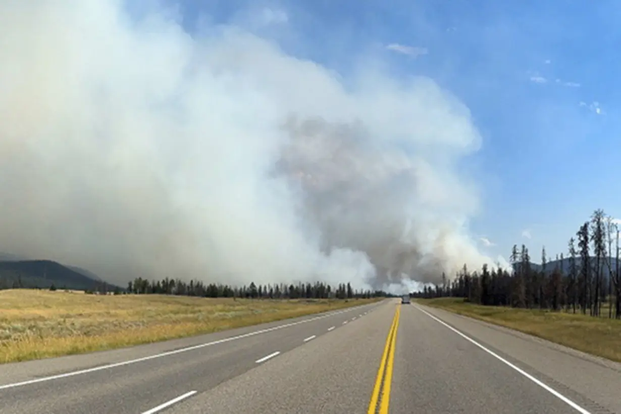 Fast-moving wildfire in the Canadian Rockies ravages the picturesque resort town of Jasper