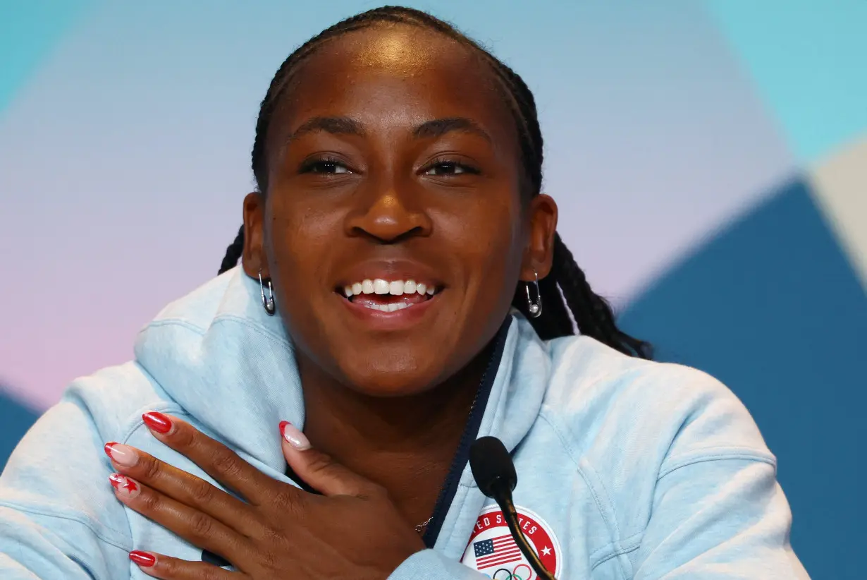 Team USA Flagbearer: Coco Gauff Press Conference